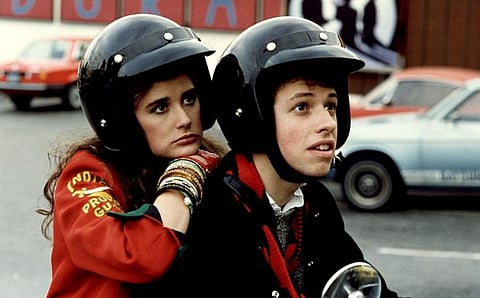Demi Moore and Jon Cryer in "No Small Affaif".